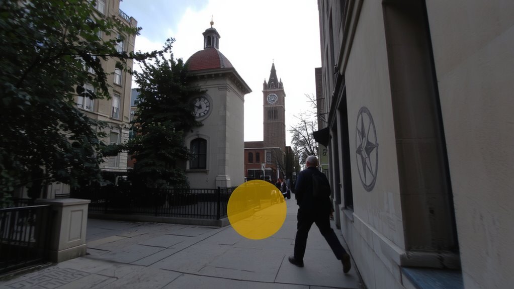 use stable visible landmarks