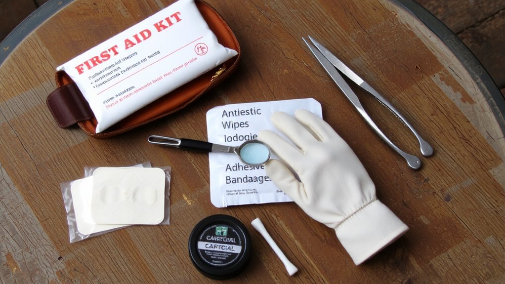 use sterile tweezers pull straight