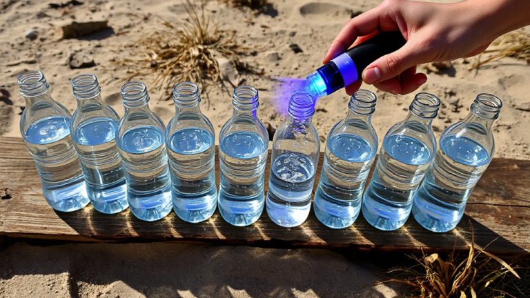uv light sanitizes water