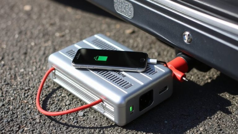 vehicle charging with inverter