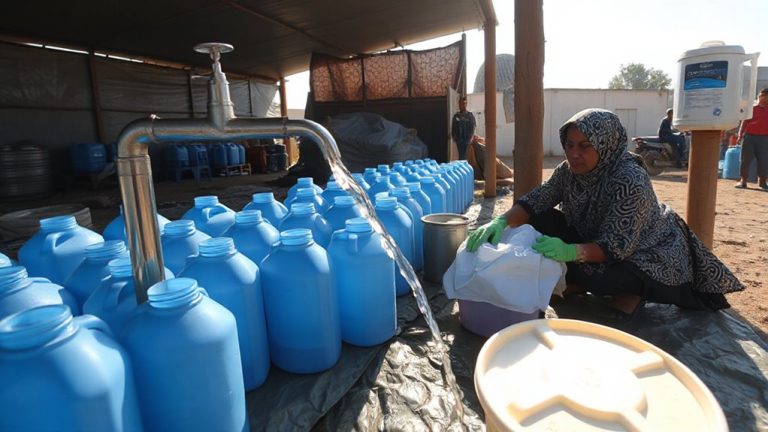 water hygiene in shelters
