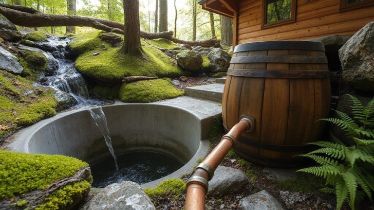 water reserve for off grid sauna