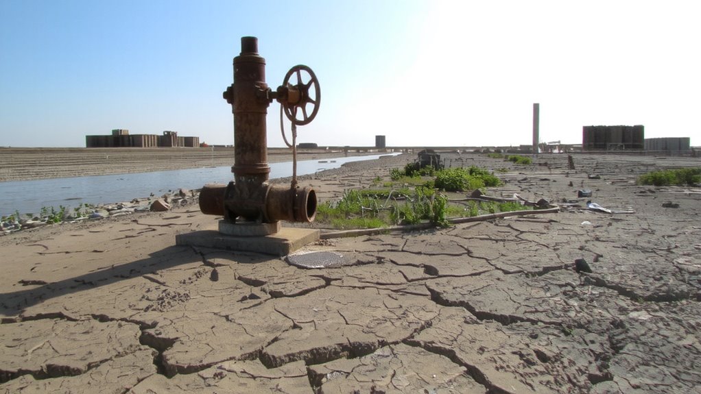 water shortages halt production