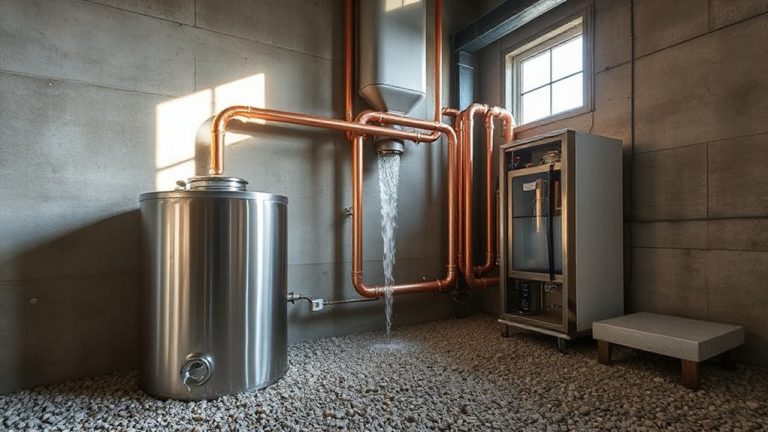 water storage with dehumidifier