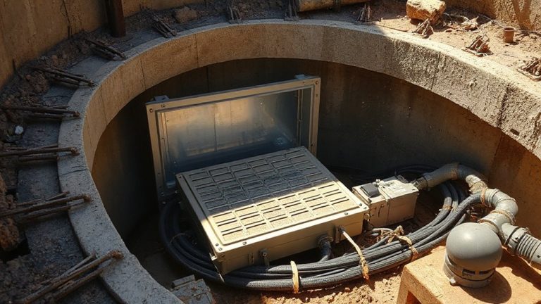 water vault with emp shield