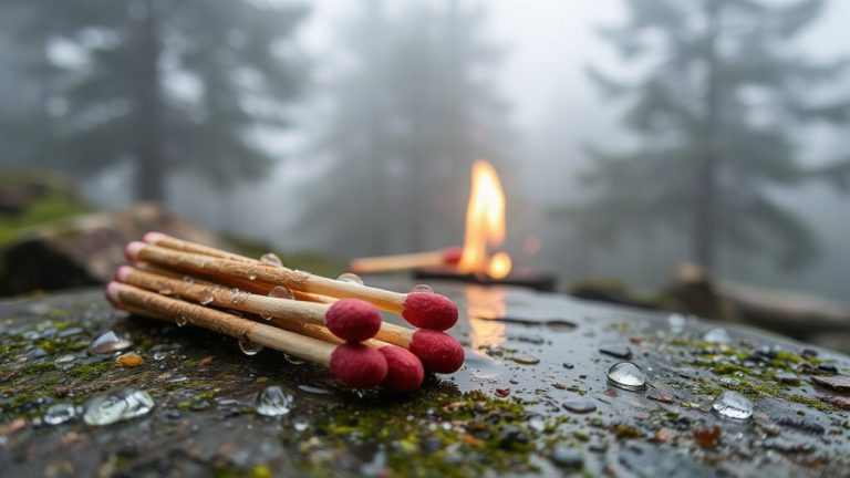waterproof matches for wet conditions
