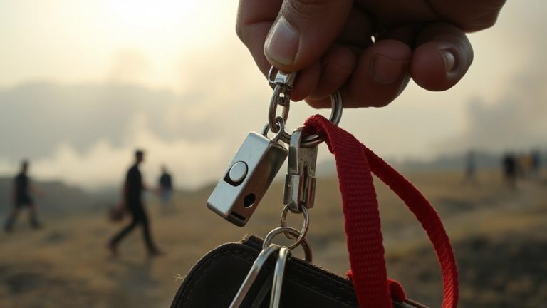 whistle signals evacuation location