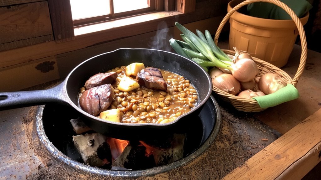 wild onions enhance protein meals