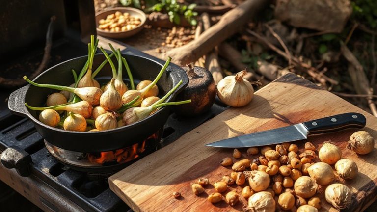 wild onions in high protein meals