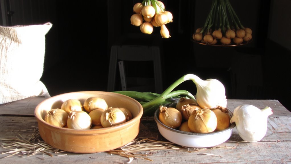 wild onions spoil quickly unstored