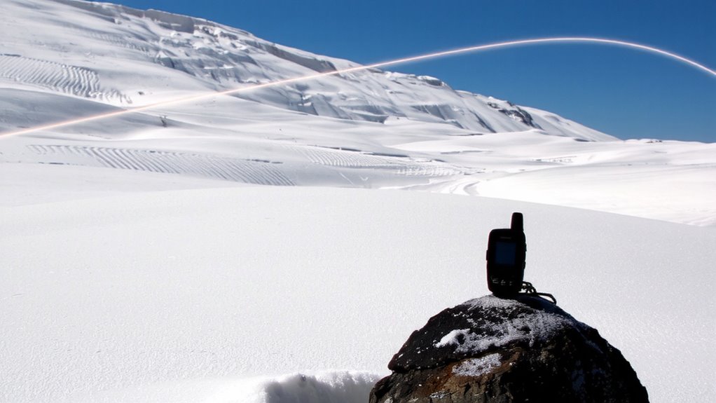 wind shaped snow patterns